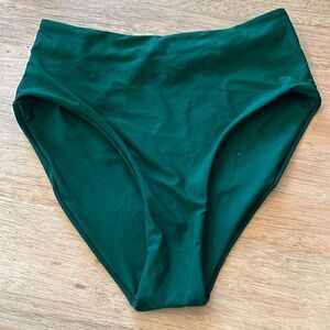 New Blooming Jelly green high cut swimsuit bottom bathing suit bottom size M